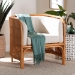 bali & pari Bandung Bohemian Light Honey Rattan Accent Chair - BSOBandung-Light Honey Rattan-AC