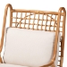 bali & pari Helina Bohemian Light Honey Rattan Accent Chair - BSOHelina-Light Honey Rattan-AC
