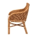 bali & pari Carolyn Bohemian Light Honey Rattan Dining Chair - BSOCarolyn-Light Honey Rattan Cushioned-DC