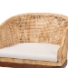 bali & pari Lumajang Bohemian Light Honey Rattan and Wood 2-Piece Counter Stool Set - BSOLumajang-Light Honey/Light Brown Rattan-CS