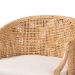 bali & pari Lumajang Bohemian Light Honey Rattan and Wood Bar Stool - BSOLumajang-Light Honey/Light Brown Rattan-BS