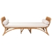 bali & pari Veve Bohemian Light Honey Rattan Daybed - BSOVeve-Light Honey Rattan/Cushioned-Daybed