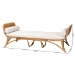 bali & pari Veve Bohemian Light Honey Rattan Daybed - BSOVeve-Light Honey Rattan/Cushioned-Daybed