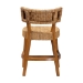 bali & pari Sabit Bohemian Seagrass and Mahogany Wood Counter Stool - BSOSabit-SVN087-Mahogany/Seagrass-CS