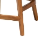 bali & pari Sabit Bohemian Seagrass and Mahogany Wood Counter Stool - BSOSabit-SVN087-Mahogany/Seagrass-CS