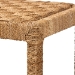 bali & pari Cipally Bohemian Seagrass and Mahogany Wood Accent Bench - BSOCipally-SVN088-Mahogany/Seagrass-Bench