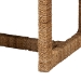 bali & pari Cipally Bohemian Seagrass and Mahogany Wood Accent Bench - BSOCipally-SVN088-Mahogany/Seagrass-Bench