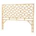 bali & pari Kalcya Bohemian Natural Rattan King Size Standalone Headboard