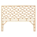 bali & pari Kalcya Bohemian Natural Rattan King Size Standalone Headboard - BSOWS30503-1B W1200-Natural Rattan-HB-King