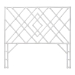 bali & pari Lavali Bohemian White Rattan Queen Size Standalone Headboard - BSOWS30503-6 W162-White Rattan-HB-Queen