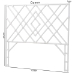 bali & pari Lavali Bohemian White Rattan Queen Size Standalone Headboard - BSOWS30503-6 W162-White Rattan-HB-Queen