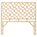 bali & pari Kalcya Bohemian Natural Rattan Queen Size Standalone Headboard - BSOWS30503-1B W162-Natural Rattan-HB-Queen