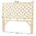 bali & pari Kalcya Bohemian Natural Rattan Queen Size Standalone Headboard - BSOWS30503-1B W162-Natural Rattan-HB-Queen