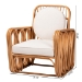 bali & pari Tiramisu Bohemian Light Honey Rattan Arm Chair - BSOTiramisu-Light Honey Rattan-AC