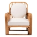 bali & pari Tiramisu Bohemian Light Honey Rattan Arm Chair - BSOTiramisu-Light Honey Rattan-AC