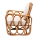 bali & pari Tiramisu Bohemian Light Honey Rattan Arm Chair - BSOTiramisu-Light Honey Rattan-AC