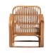 bali & pari Tiramisu Bohemian Light Honey Rattan Arm Chair - BSOTiramisu-Light Honey Rattan-AC