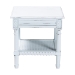 Baxton Studio Jeanne Vintage Traditional White Wood End Table - BSOJY23B392-Wooden White-ET