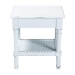 Baxton Studio Jeanne Vintage Traditional White Wood End Table - BSOJY23B392-Wooden White-ET