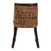 bali & pari Abbas Bohemian Seagrass and Dark Brown Wood Dining Chair - BSOMD-39696 Magic-Dark Brown/Abaca Natural-DC
