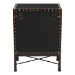 Baxton Studio Laura Vintage Black Canvas Lift-Top Trunk End Table - BSOJY23B237-Open Box Laura Black-ET