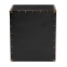 Baxton Studio Mallison Vintage Black Canvas 3-Drawer End Table - BSOJY23B241-Black-ET