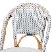 bali & pari Genica Classic French Two-Tone Navy and White Weaving and Natural Rattan Bar Stool - BSODC613-Rattan-Navy/White-BS No Arm