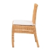 bali & pari Morris Bohemian Light Honey Rattan Dining Chair - BSOMD-39688 Morris-Mahogany/Rattan Honey-DC