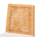 bali & pari Morris Bohemian Light Honey Rattan Dining Chair - BSOMD-39688 Morris-Mahogany/Rattan Honey-DC