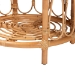 bali & pari Berilo Bohemian Light Honey Rattan End Table - BSOMD-39665 Berilo-Rattan Honey-ET