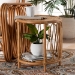bali & pari Berilo Bohemian Light Honey Rattan End Table - BSOMD-39665 Berilo-Rattan Honey-ET