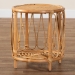 bali & pari Berilo Bohemian Light Honey Rattan End Table - BSOMD-39665 Berilo-Rattan Honey-ET