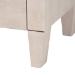 Baxton Studio Leyna Modern Beige Faux Shagreen 3-Drawer Storage Cabinet - BSOJY24A040-Beige Faux Shagreen-Cabinet