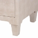 Baxton Studio Nira Modern Beige Faux Shagreen 3-Drawer Storage Cabinet - BSOJY24A042-Beige Faux Shagreen-Cabinet