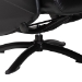 Baxton Studio Elwood Modern Black Faux Leather 2-Piece Lounge Chair and Footrest Set - BSOBT-70837-06-Black-Lounge Chair