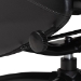 Baxton Studio Elwood Modern Black Faux Leather 2-Piece Lounge Chair and Footrest Set - BSOBT-70837-06-Black-Lounge Chair