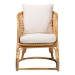 bali & pari Niko Bohemian Light Honey Rattan Arm Chair - BSODCWH10010-Light Honey Rattan-Niko Chair