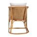 bali & pari Niko Bohemian Light Honey Rattan Arm Chair - BSODCWH10010-Light Honey Rattan-Niko Chair