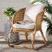 bali & pari Niko Bohemian Light Honey Rattan Arm Chair - BSODCWH10010-Light Honey Rattan-Niko Chair