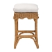 bali & pari Muy Bohemian Scallop Honey Rattan Counter Stool - BSODC0899-A-Muy-Honey Rattan-Counter Stool
