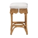 bali & pari Muy Bohemian Scallop Honey Rattan Counter Stool - BSODC0899-A-Muy-Honey Rattan-Counter Stool