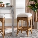 bali & pari Muy Bohemian Scallop Honey Rattan Counter Stool - BSODC0899-A-Muy-Honey Rattan-Counter Stool
