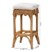 bali & pari Muy Bohemian Scallop Honey Rattan Bar Stool - BSODC0899-B-Muy-Honey Rattan-Bar Stool