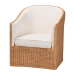 bali & pari Tessa Bohemian Light Honey Rattan Arm Chair