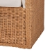 bali & pari Tessa Bohemian Light Honey Rattan Arm Chair - BSOTESSA-Wooden/Sun Bleached Rattan-CC