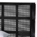 Baxton Studio Cascadia Mid-Century Modern Ebony Black Wood Queen Size Wingback Platform Bed - BSOMG0225-Ebony Black-Queen