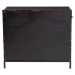 Baxton Studio Benton Vintage Black Canvas 4-Drawer Storage Cabinet - BSOJY23B238-Black-Cabinet