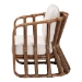 bali & pari Westham Bohemian Natural Rattan and Seagrass Arm Chair - BSOWestham-Light Brown-CC