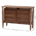 Baxton Studio Alyssa Japandi Walnut Brown Wood 6-Drawer Dresser - BSOSW8000-86D6D-Walnut-Dresser