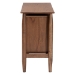 Baxton Studio Alyssa Japandi Walnut Brown Wood 6-Drawer Dresser - BSOSW8000-86D6D-Walnut-Dresser